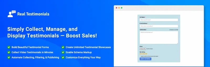 affiche real testimonials montrant des avis google
